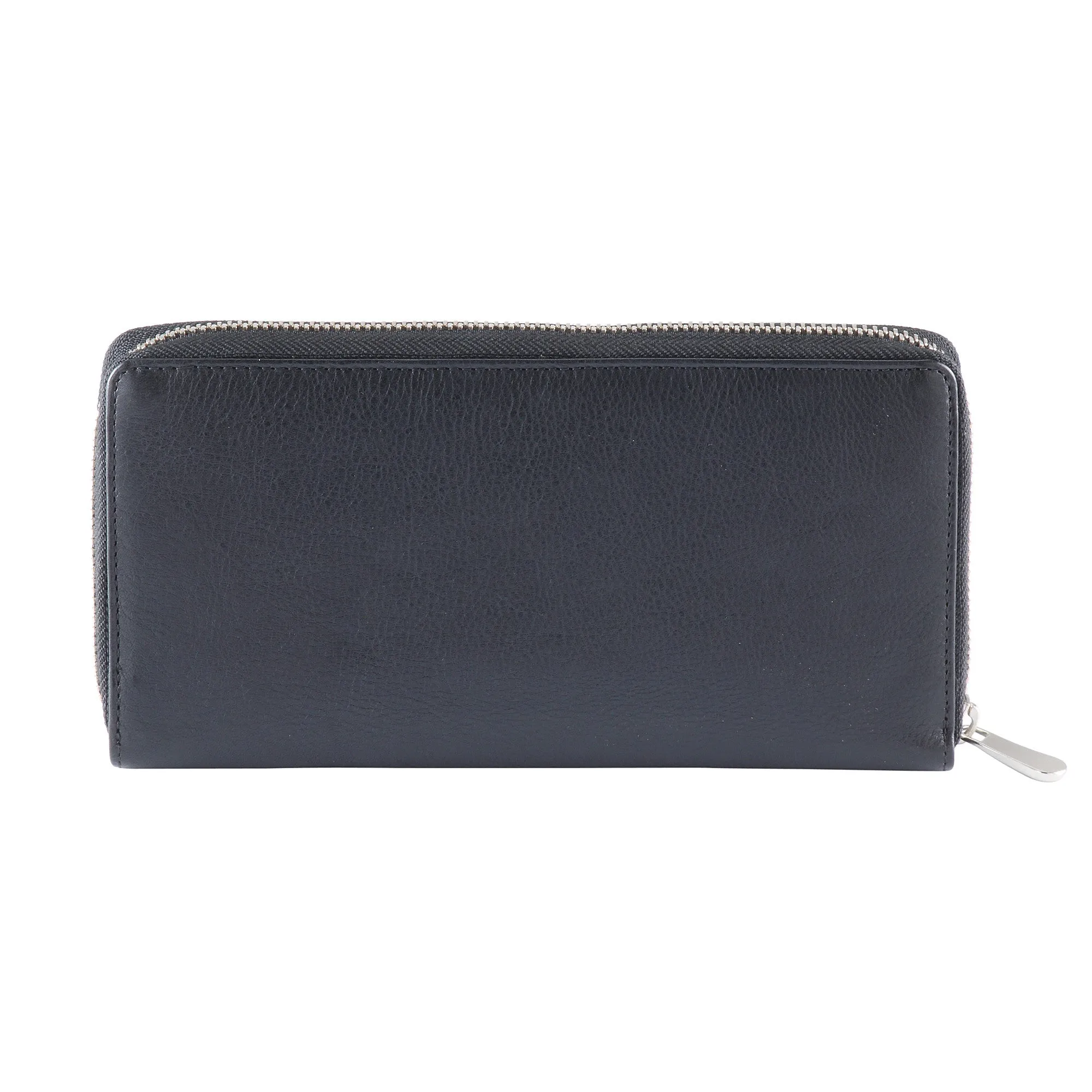 301900-BL Zippered Travel Organizer in Black Leather | Style n Craft