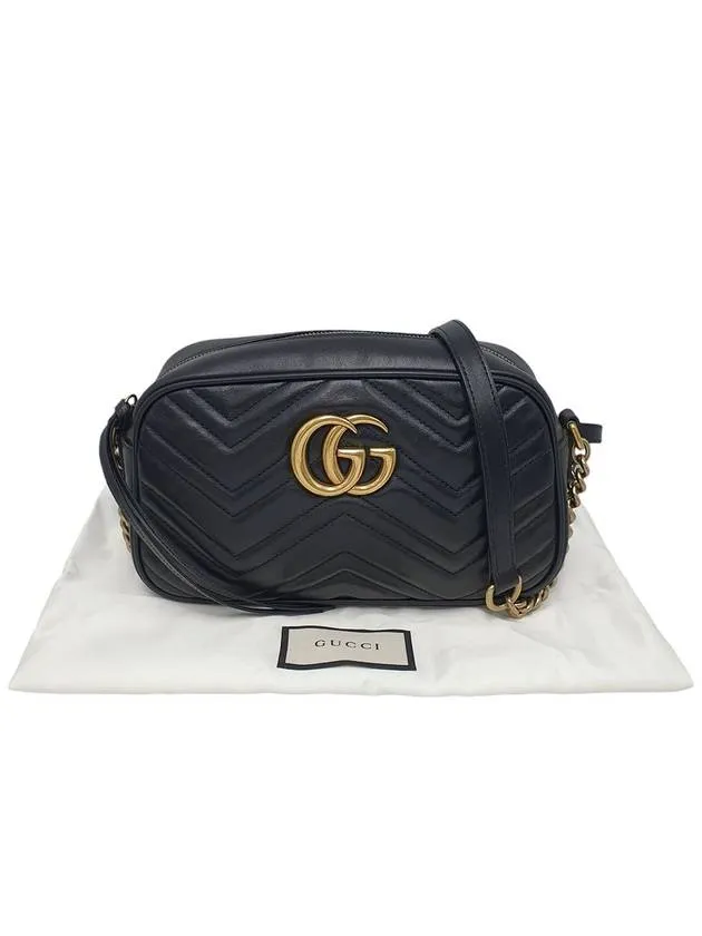 447632 GG Marmont Matelasse Small Cross Bag
