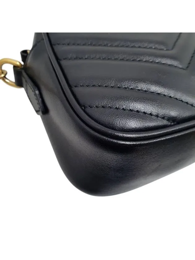 447632 GG Marmont Matelasse Small Cross Bag