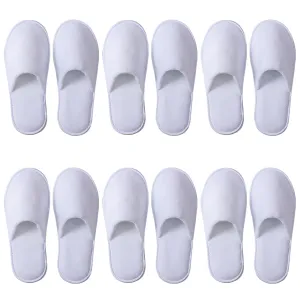 6-9 Pairs Spa Slippers, Non Slip Disposable Slippers For Guest, Washable Reusable, Which Can Be Used As Women Men, House, Indoor, Bathroom, Bedroom, Hotel, Bride Slippers