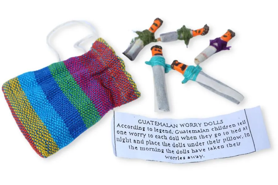 96 Pack Handcrafted Guatemalan Worry Dolls, Only $0.95 ea!