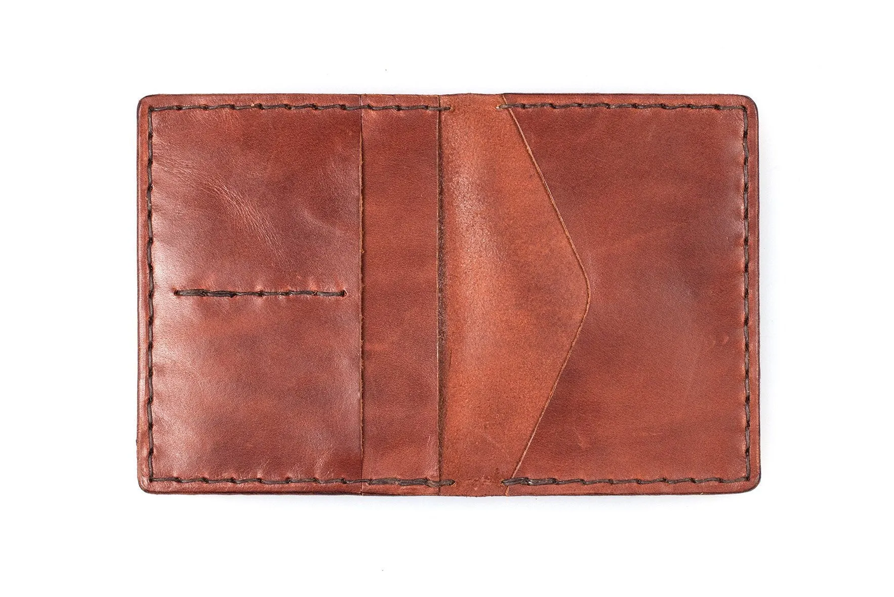 ADVENTURE LEATHER TRAVEL PASSPORT WALLET