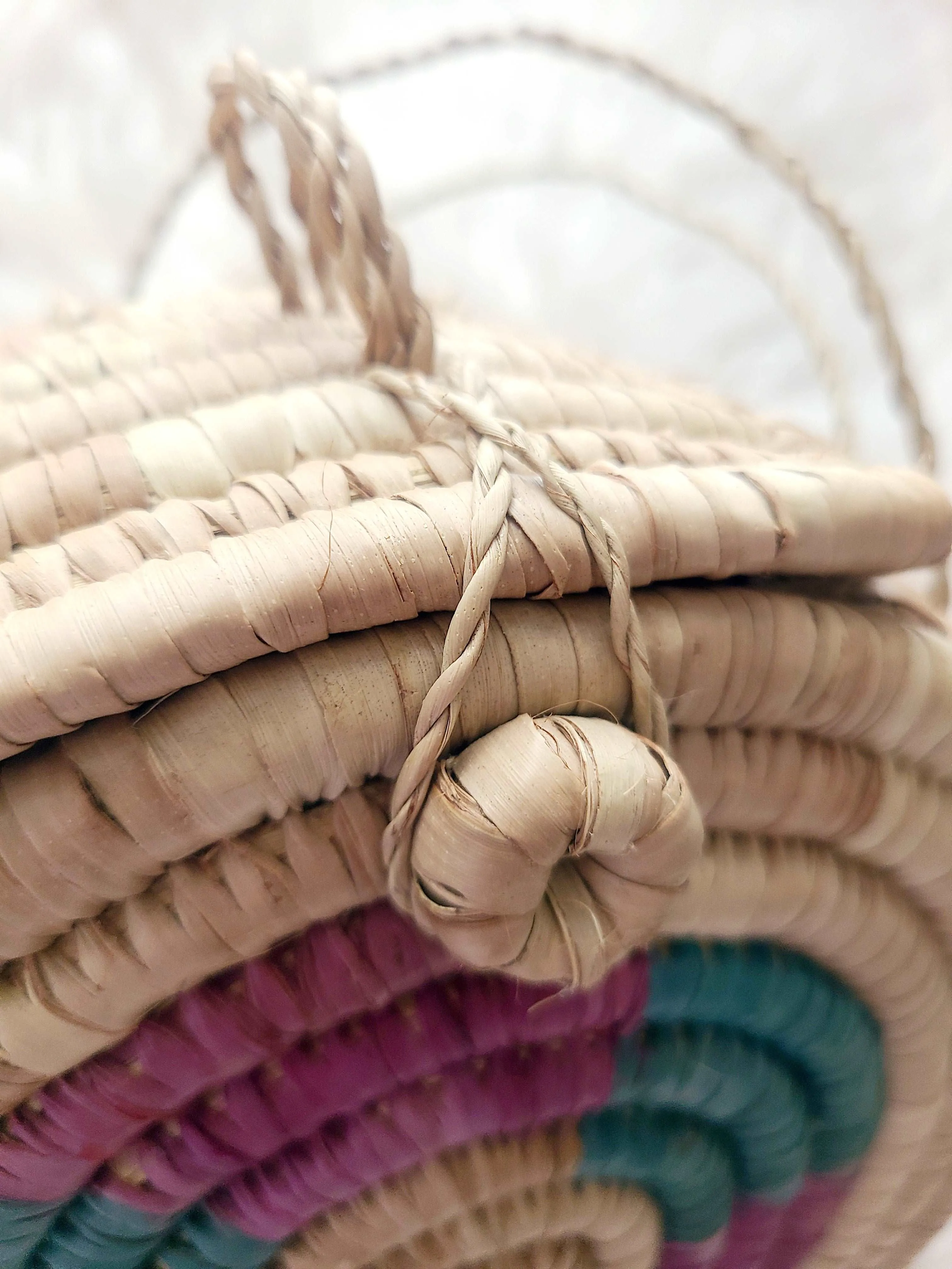 Africa Rattan Shoulder Beach Bag