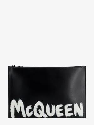 Alexander Mcqueen Men Alexander Mcqueen Black Clutches
