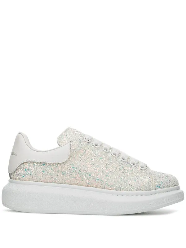 ALEXANDER McQUEEN OVERSIZED GLITTER CHUNKY TRAINERS
