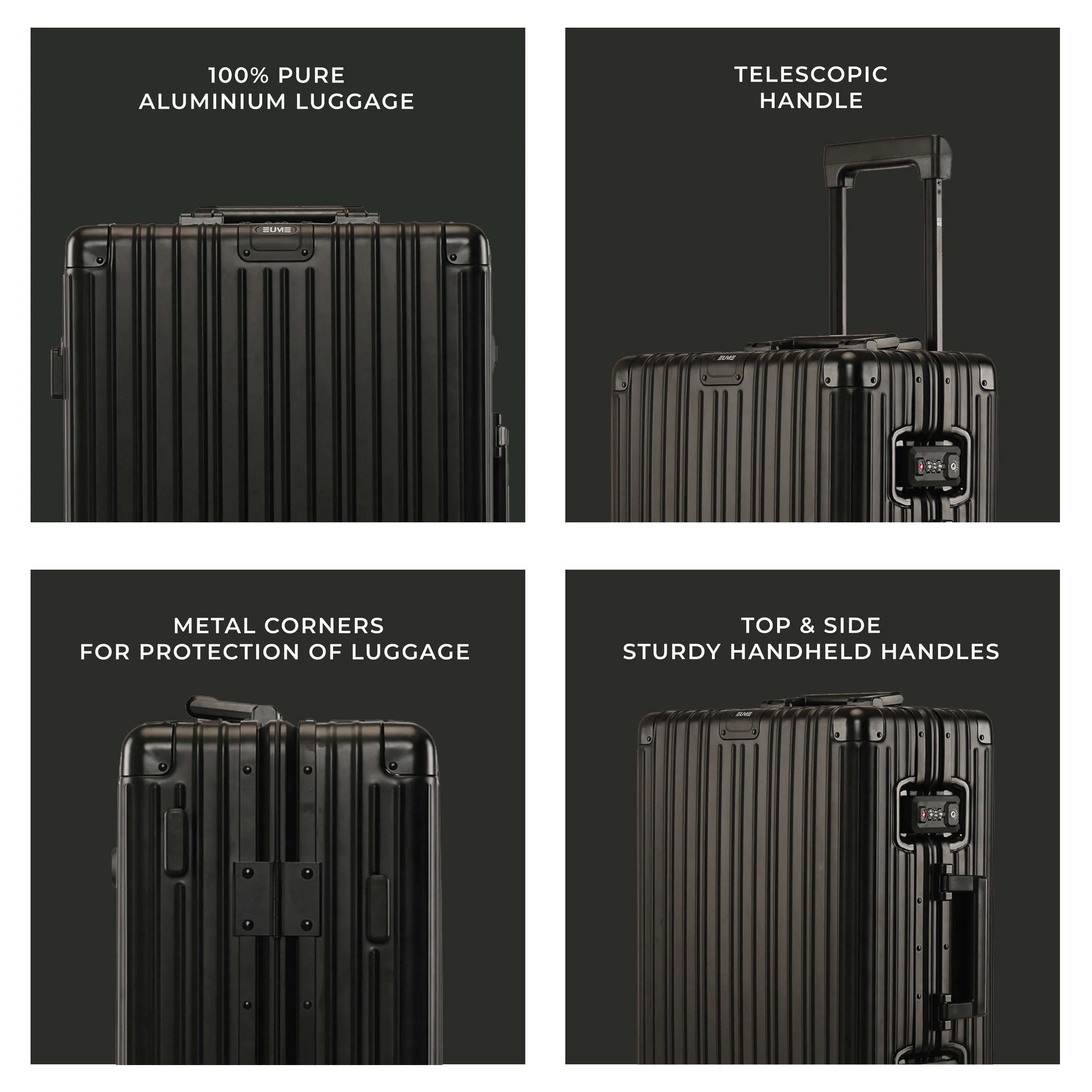 Aluminium Black Cabin
