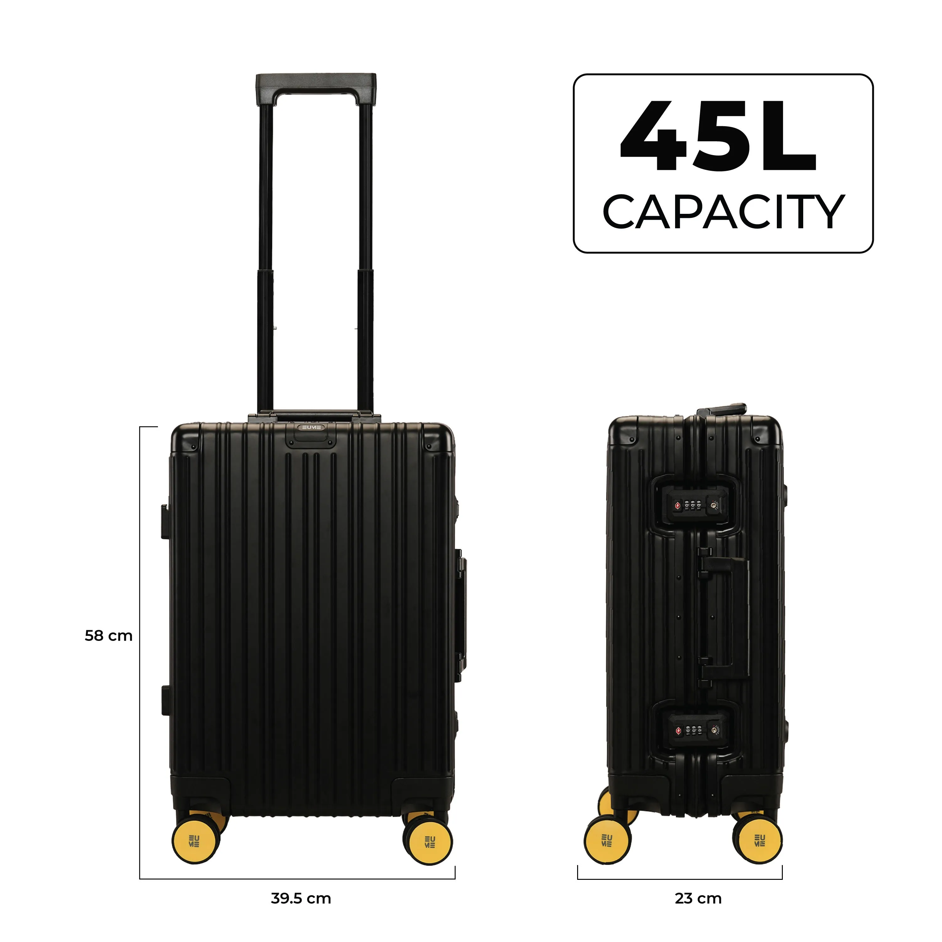 Aluminium Black Cabin