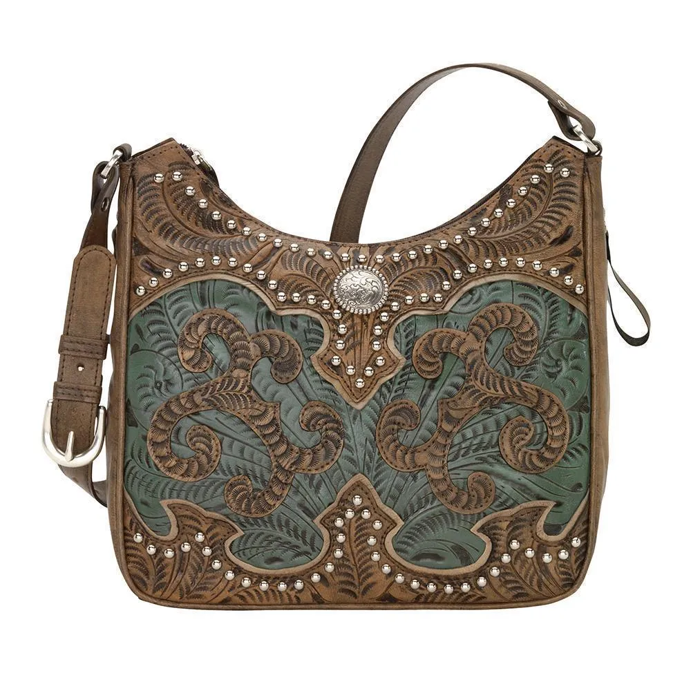 American West Annie's Secret Collection Shoulder Bag With Secret Compartment Style 8952629