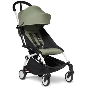 Babyzen YOYO 6  Stroller - White Frame with Color Pack 6  (Olive)