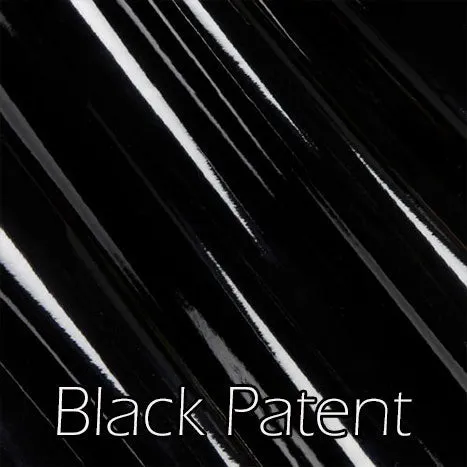 Black Patent Glossy Leather Purse Strap - Petite Width (1/2 inch) - Adjustable Shoulder to Crossbody - Swivel Clips