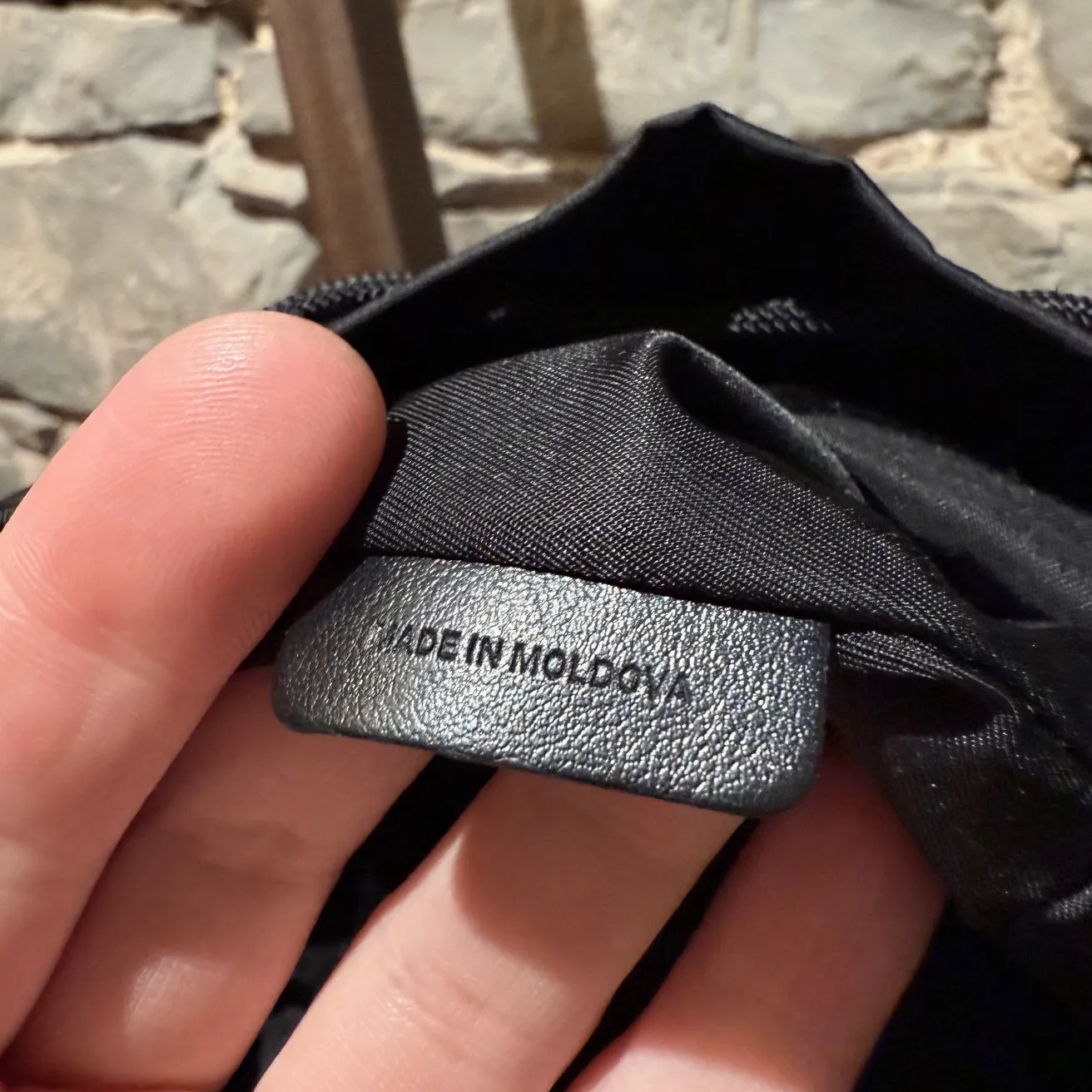 Burberry Black Nylon Phoebe Drawstring Mini Bucket Pouch