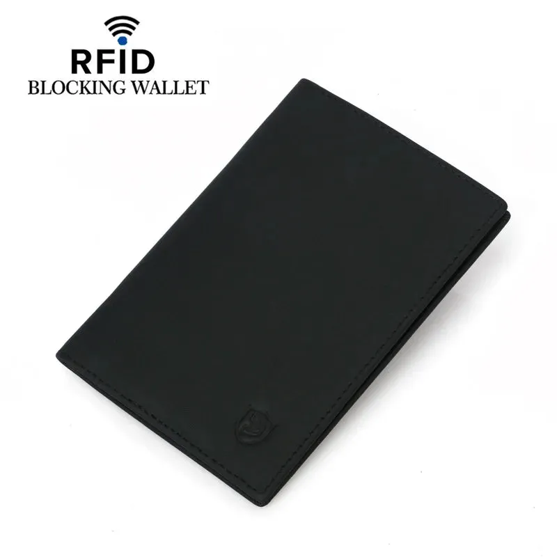 Carbon Fiber Passport Cover Travel Wallet Slim Credit ID Card Holder Boarding Wallet