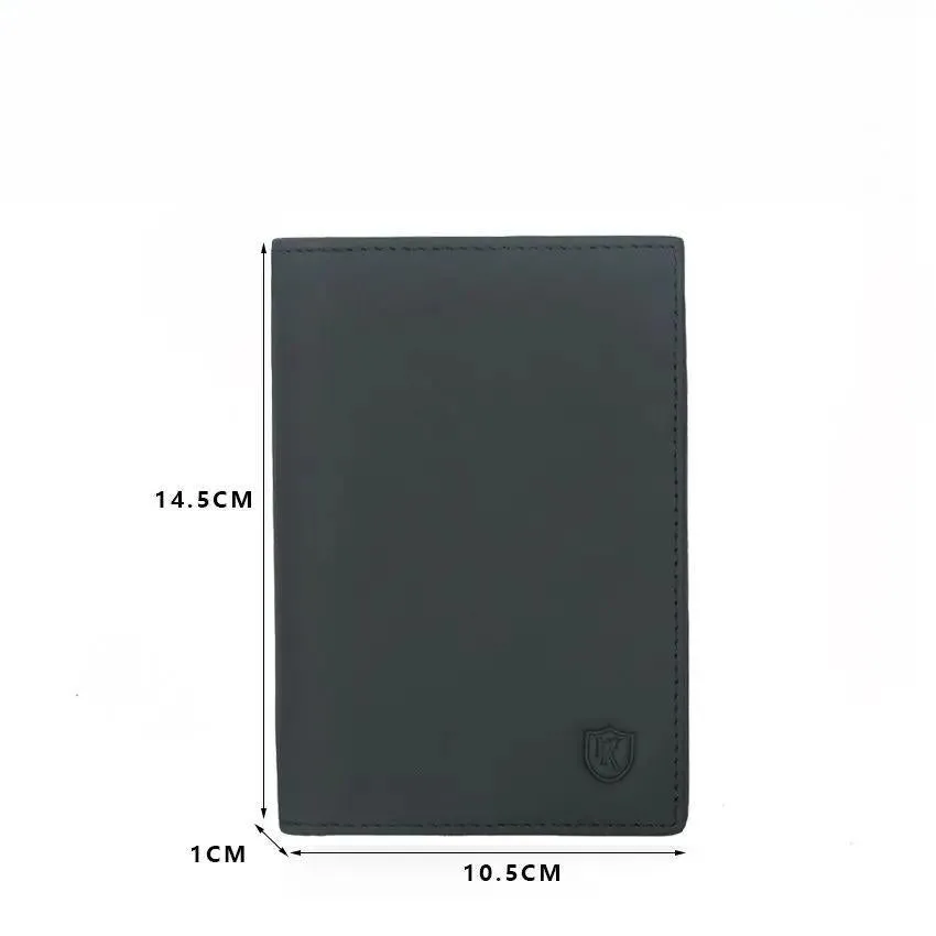 Carbon Fiber Passport Cover Travel Wallet Slim Credit ID Card Holder Boarding Wallet