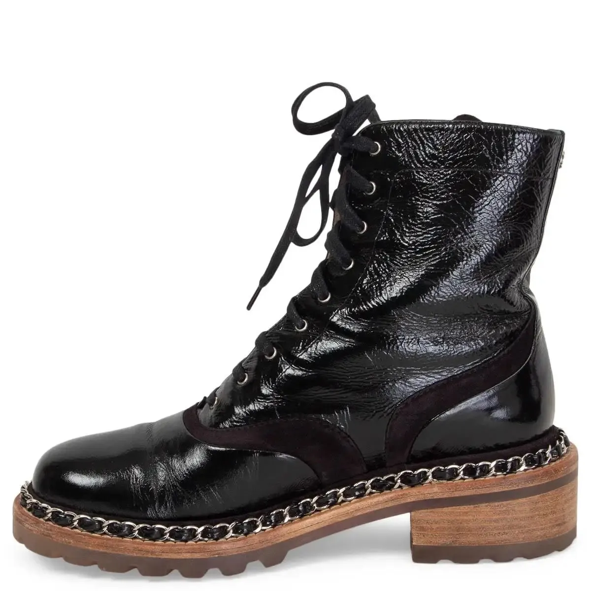 CHANEL PARIS SALZBURG CHAIN BOOTS