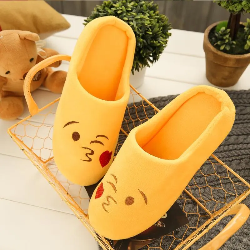 Chicvane Adult's Family Faux Fur Cute Slippers Comfy Slip on Anti-skid Sole indoor outdoor