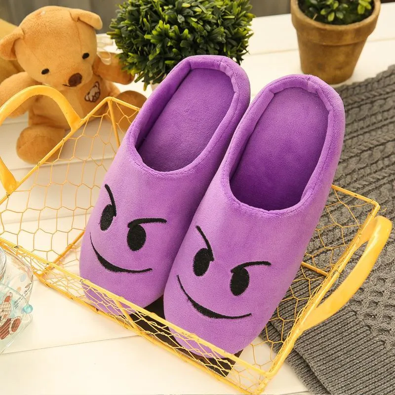 Chicvane Adult's Family Faux Fur Cute Slippers Comfy Slip on Anti-skid Sole indoor outdoor