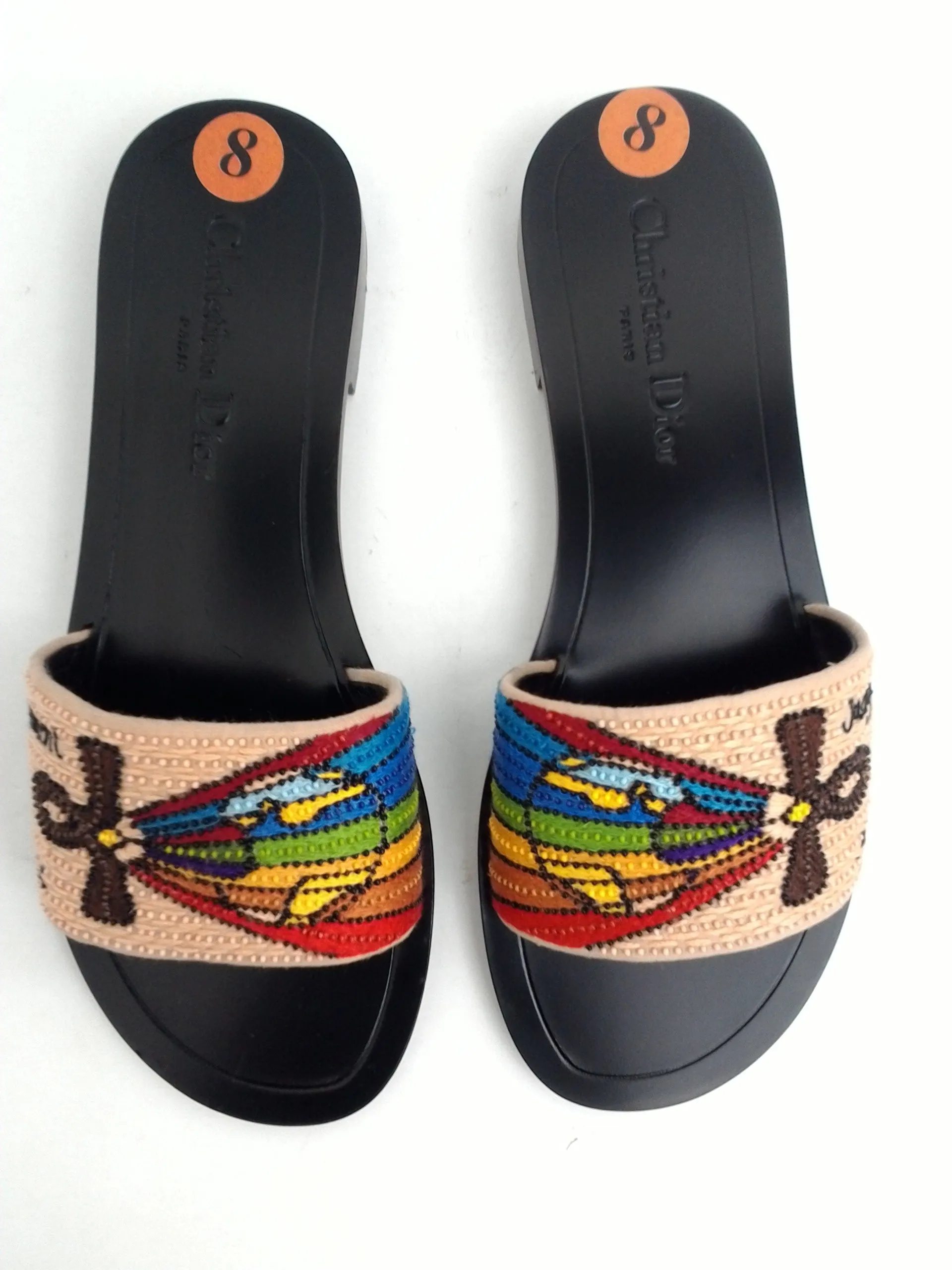 Christian Dior Women's Dior Tarot Judgment Embro Size 39