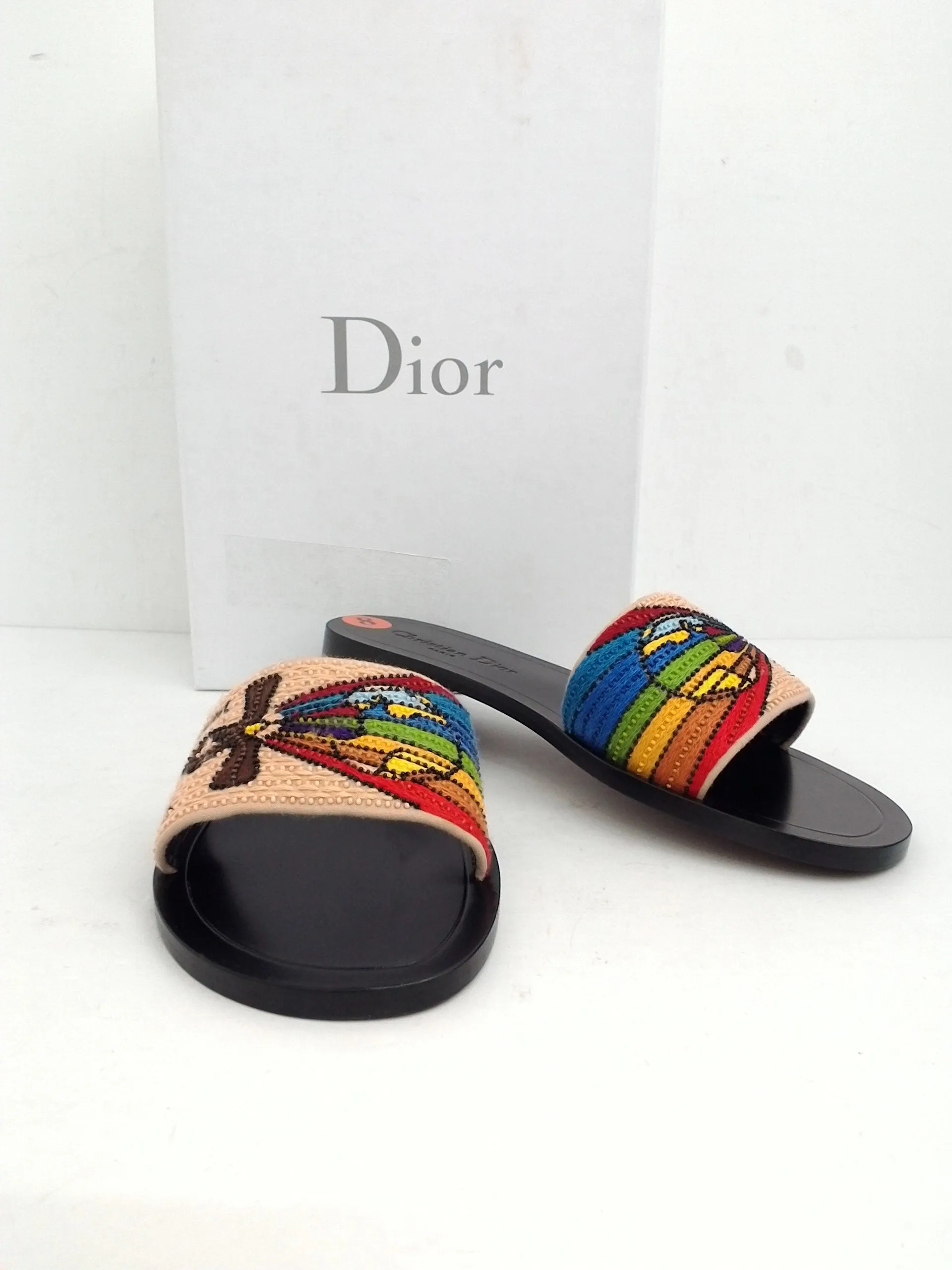 Christian Dior Women's Dior Tarot Judgment Embro Size 39