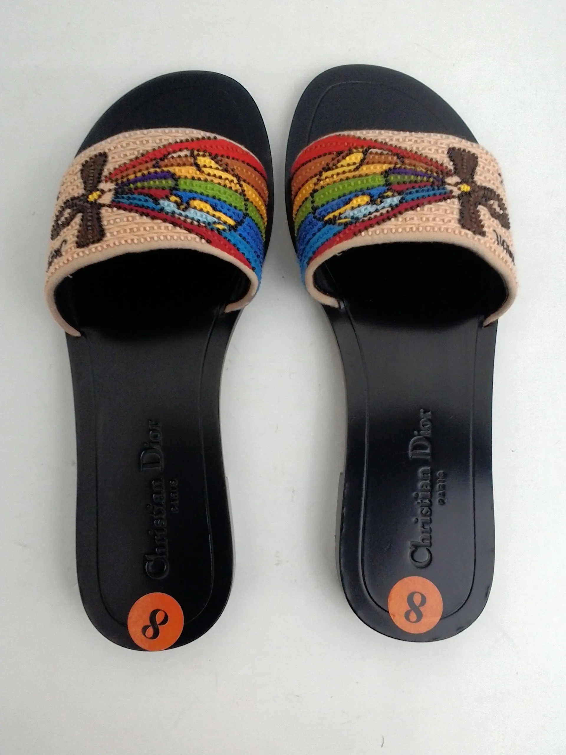 Christian Dior Women's Dior Tarot Judgment Embro Size 39