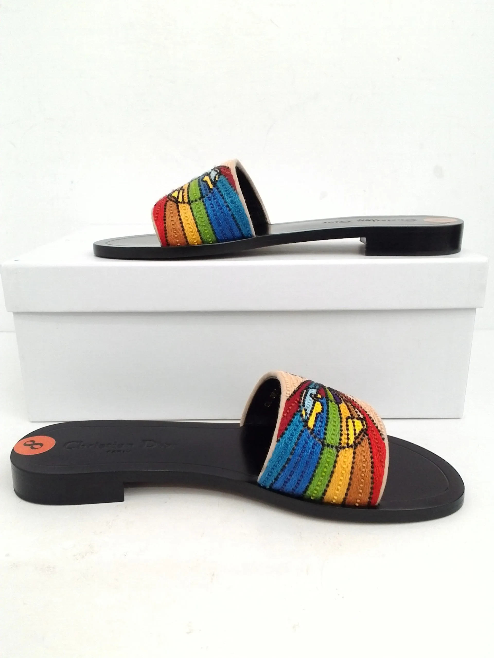 Christian Dior Women's Dior Tarot Judgment Embro Size 39