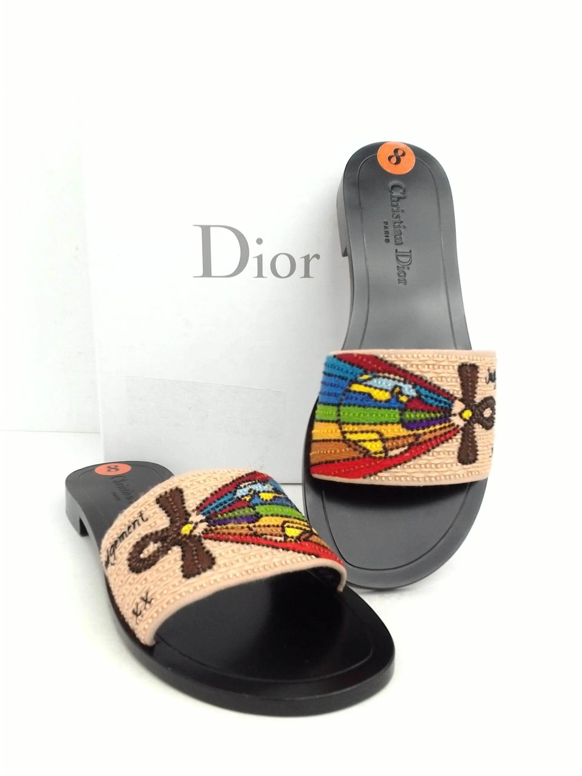 Christian Dior Women's Dior Tarot Judgment Embro Size 39