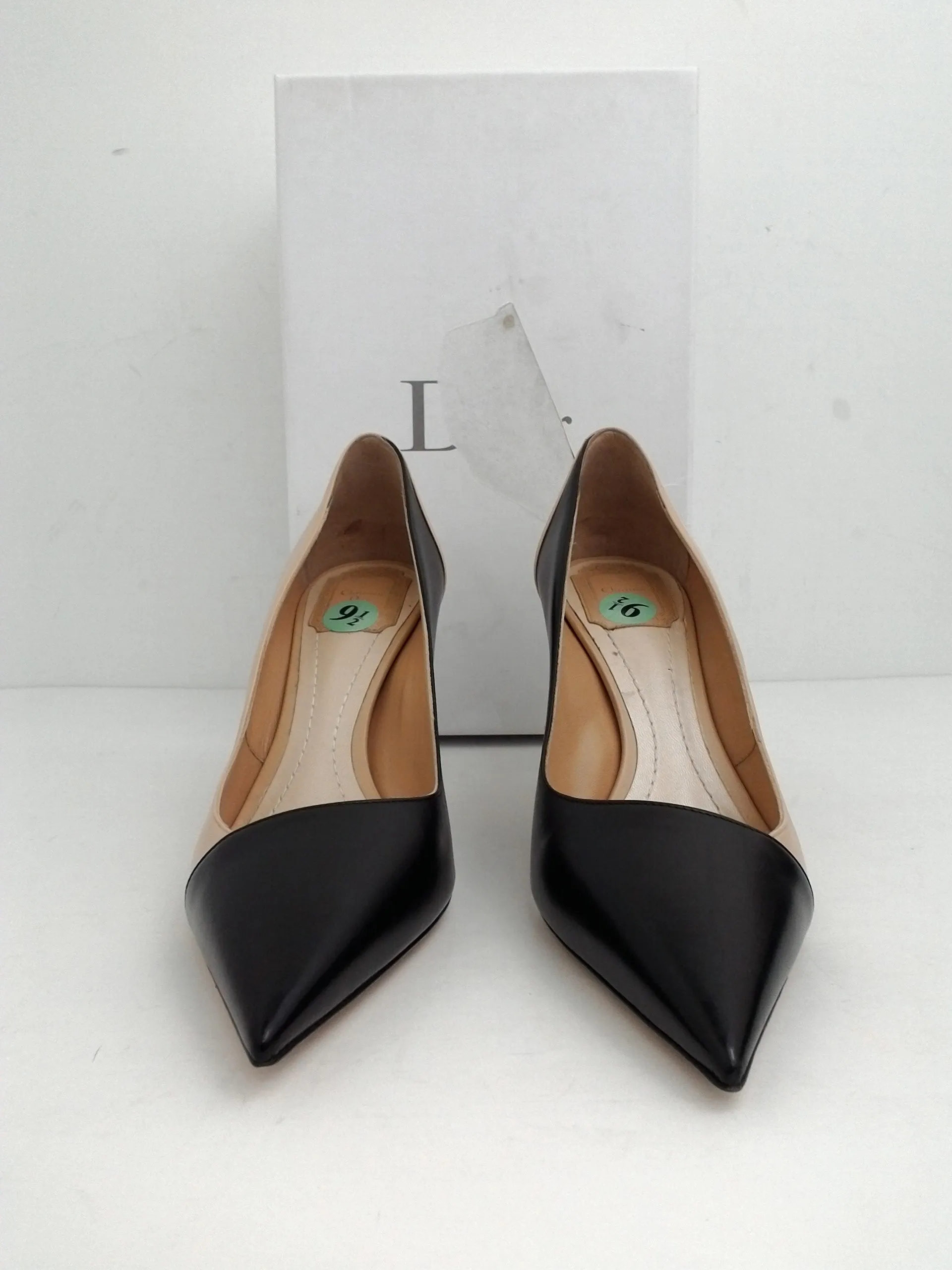 Christian Dior Women's Songe Pump Nude/Black Size 39.5