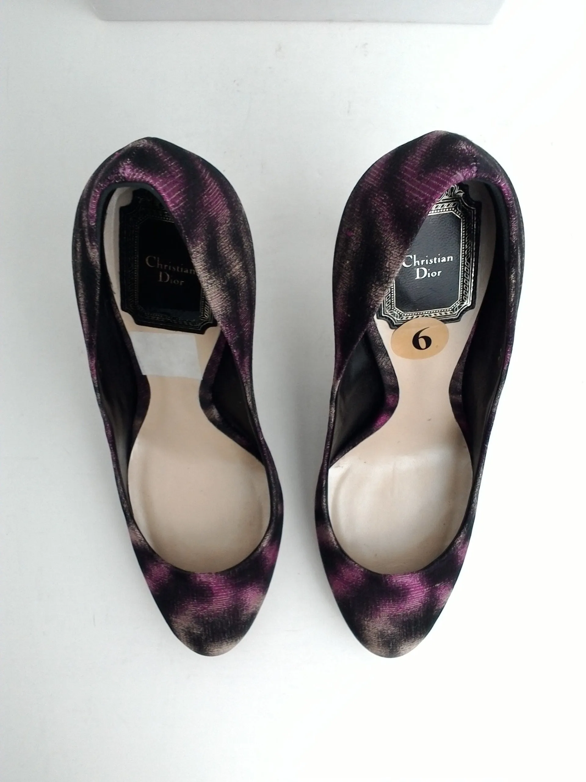 Christian Dior Women's Sublime Pump Purple/Black Size 36