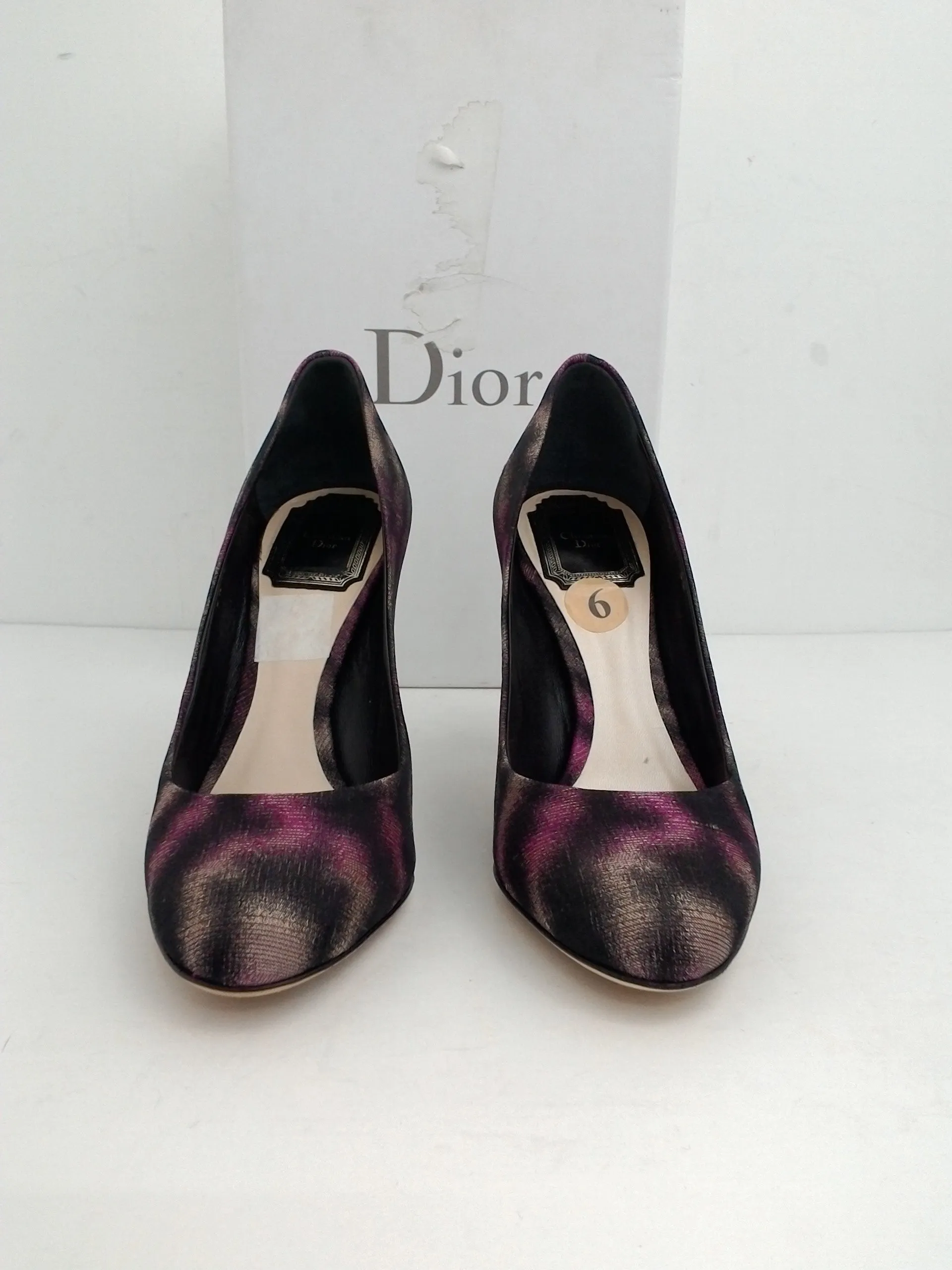 Christian Dior Women's Sublime Pump Purple/Black Size 36
