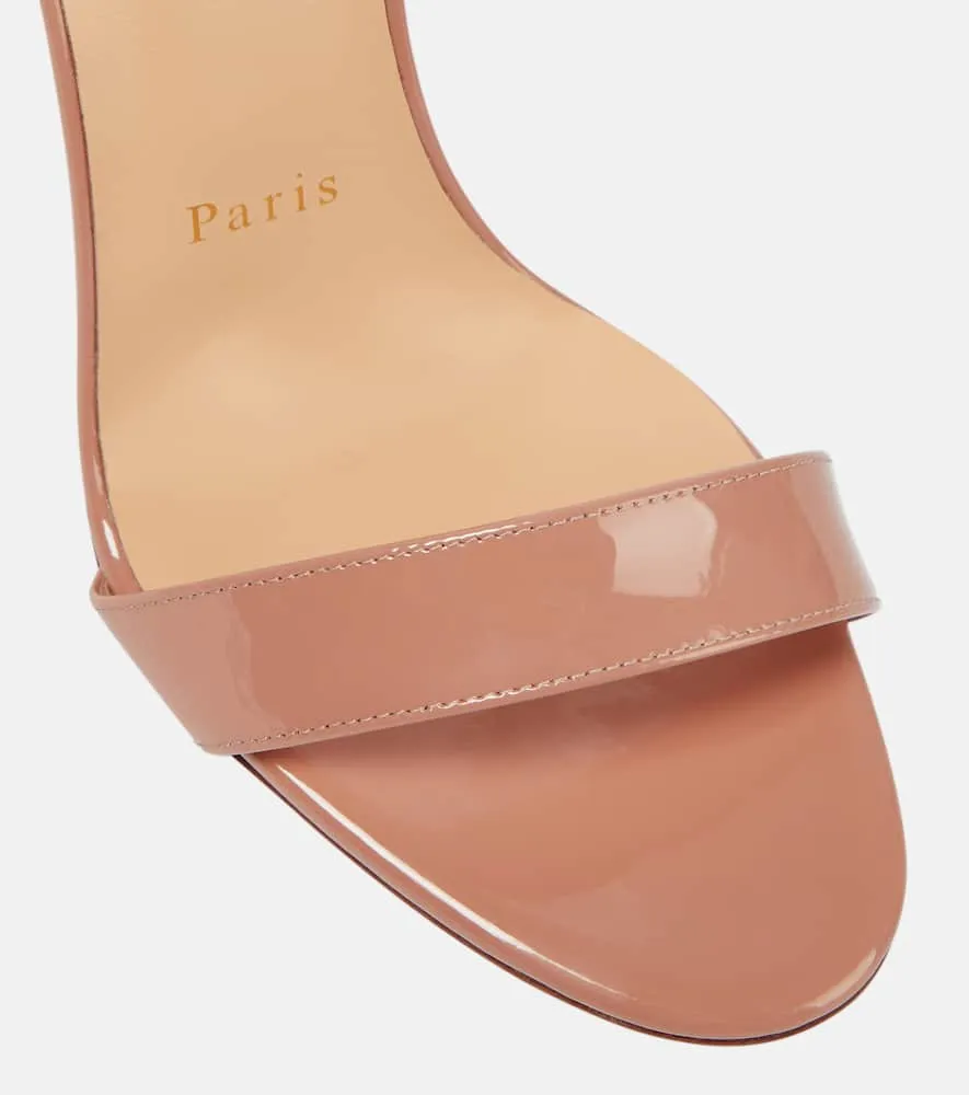 Christian Louboutin Lipqueen patent leather sandals
