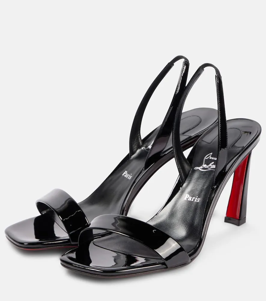 Christian Louboutin O Condora 85 patent leather sandals