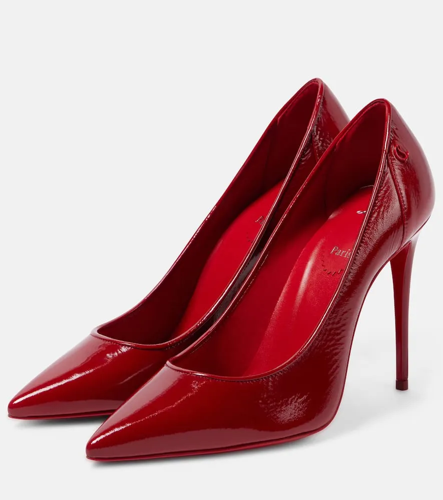 Christian Louboutin Sporty Kate 100 patent leather pumps