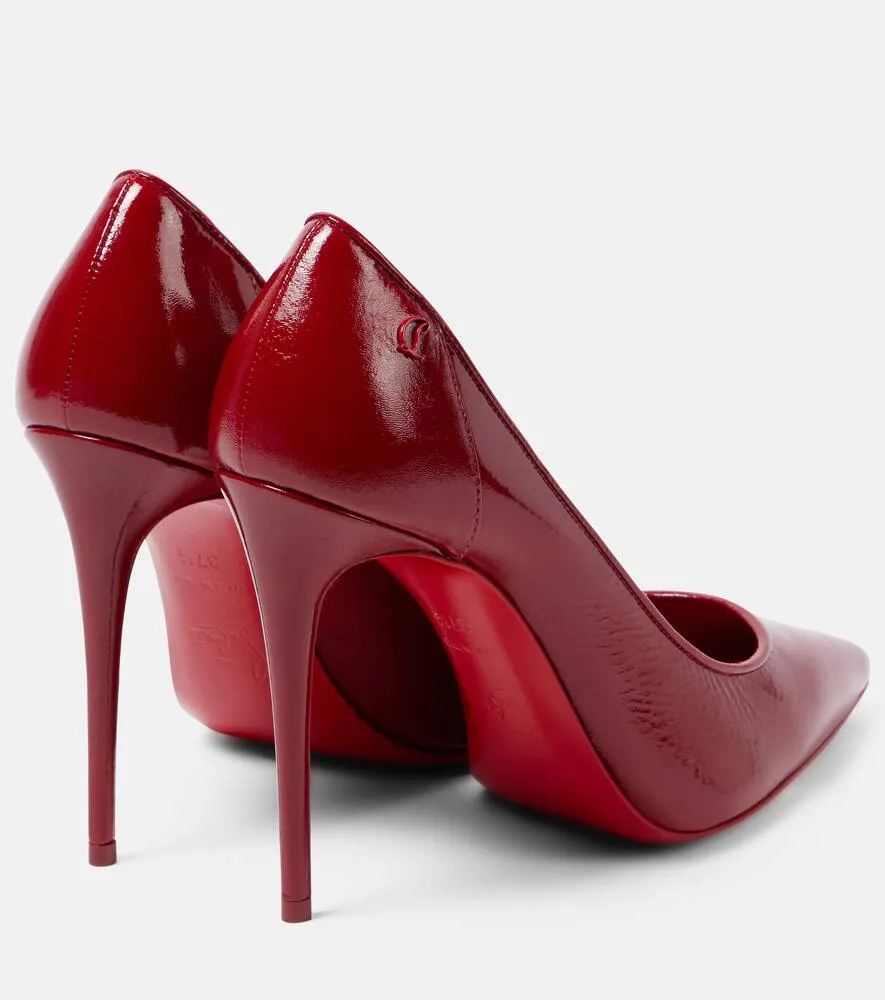 Christian Louboutin Sporty Kate 100 patent leather pumps