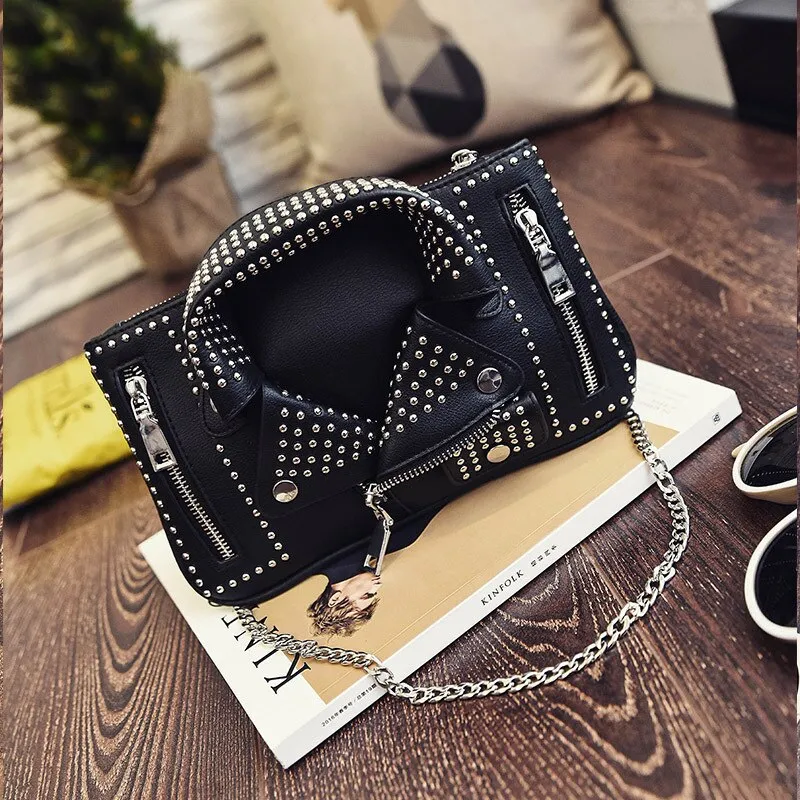Christmas Gift New Fashion Designer Women Messenger Bags Mini Rivet Chain  Shoulder Bag  Crossbody Bags Sac A Main Femme