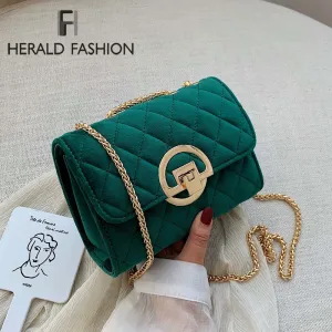Christmas Gift Winter Solid Color Velvet Small Crossbody Bags For Women 2021 Lady Shoulder Messenger Bag Luxury Designer Purses and Handbags