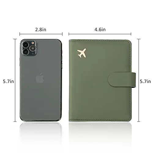 Cnycmy Passport Holder and Vaccine Card Holder