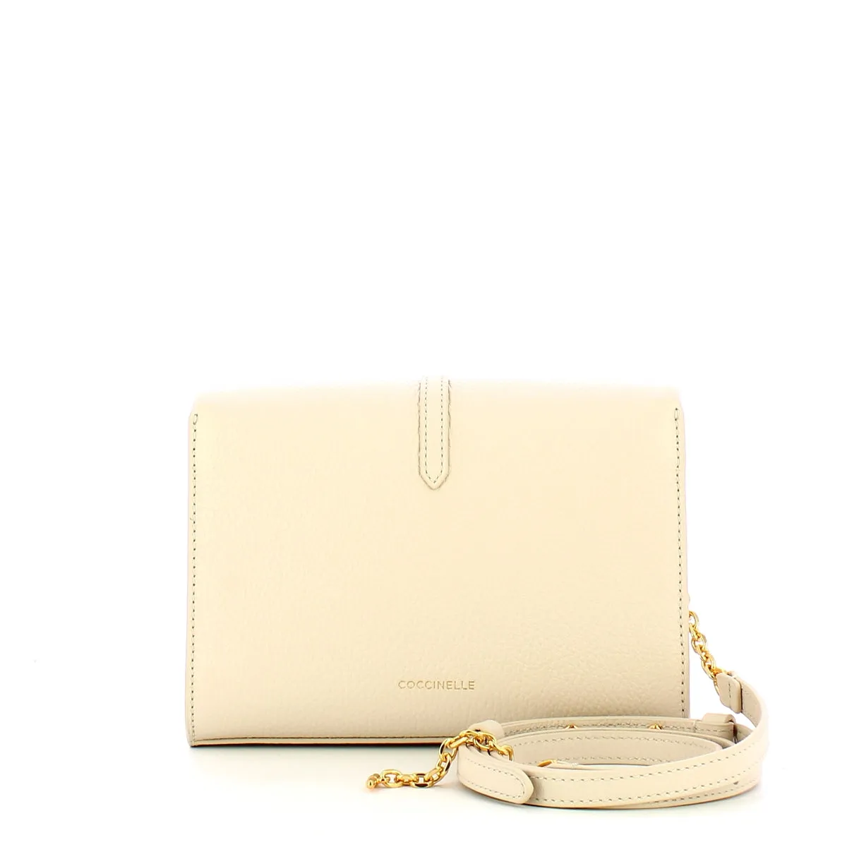 Coccinelle - Dorian Lambskin White Mini Crosbody Bag - RCK550101 - LAMBSKIN/WHITE