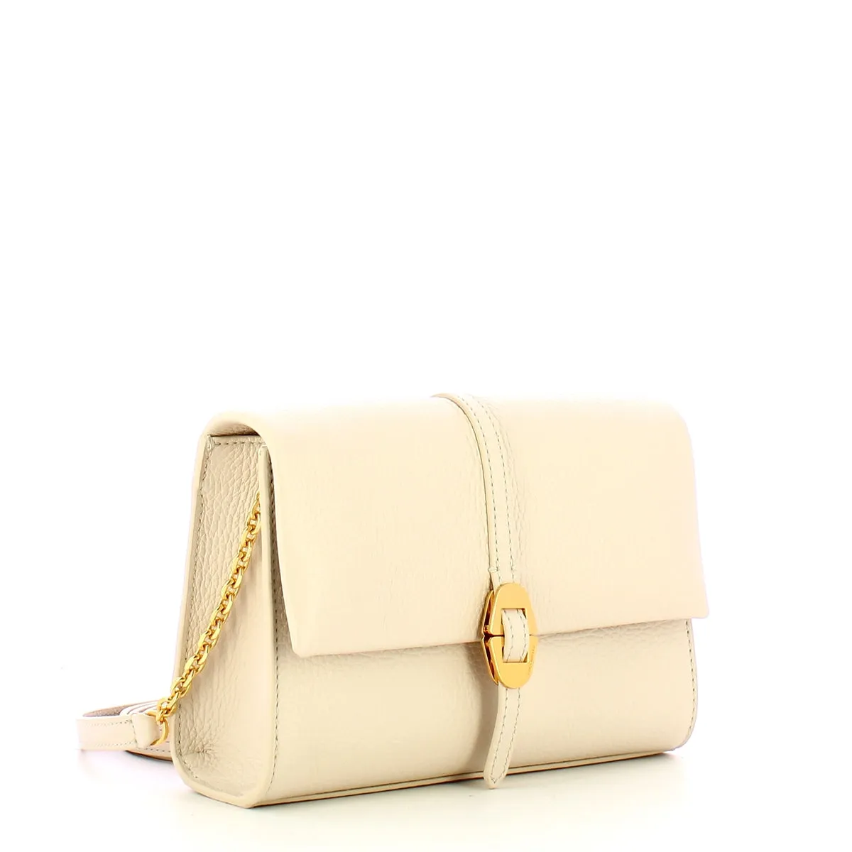 Coccinelle - Dorian Lambskin White Mini Crosbody Bag - RCK550101 - LAMBSKIN/WHITE
