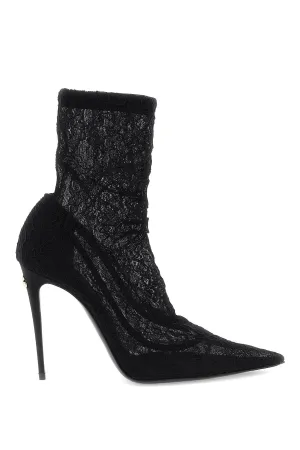 cordonetto lace ankle boots
