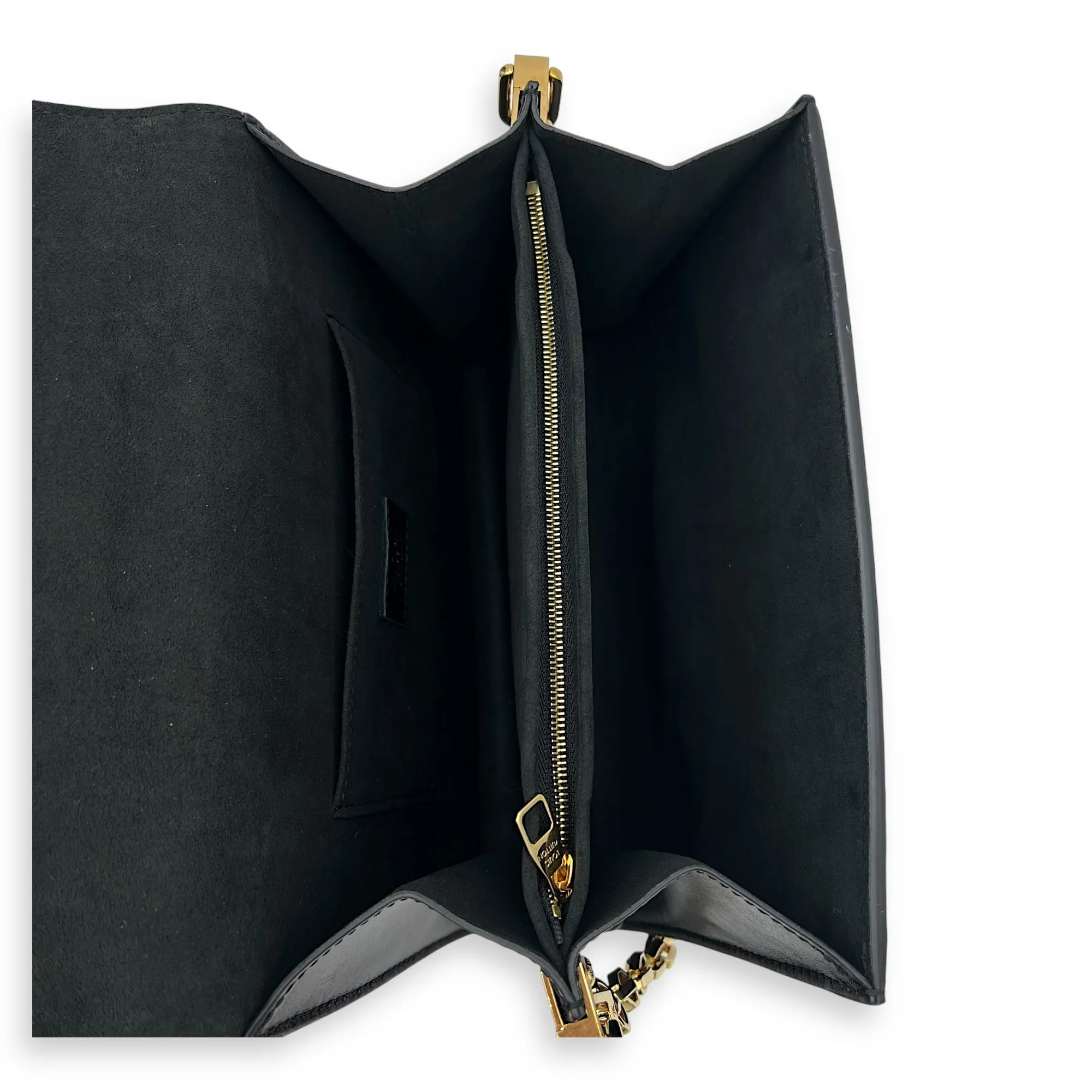 Dauphine Crossbody Bag MM Blue in Jacquard, Gold hardware