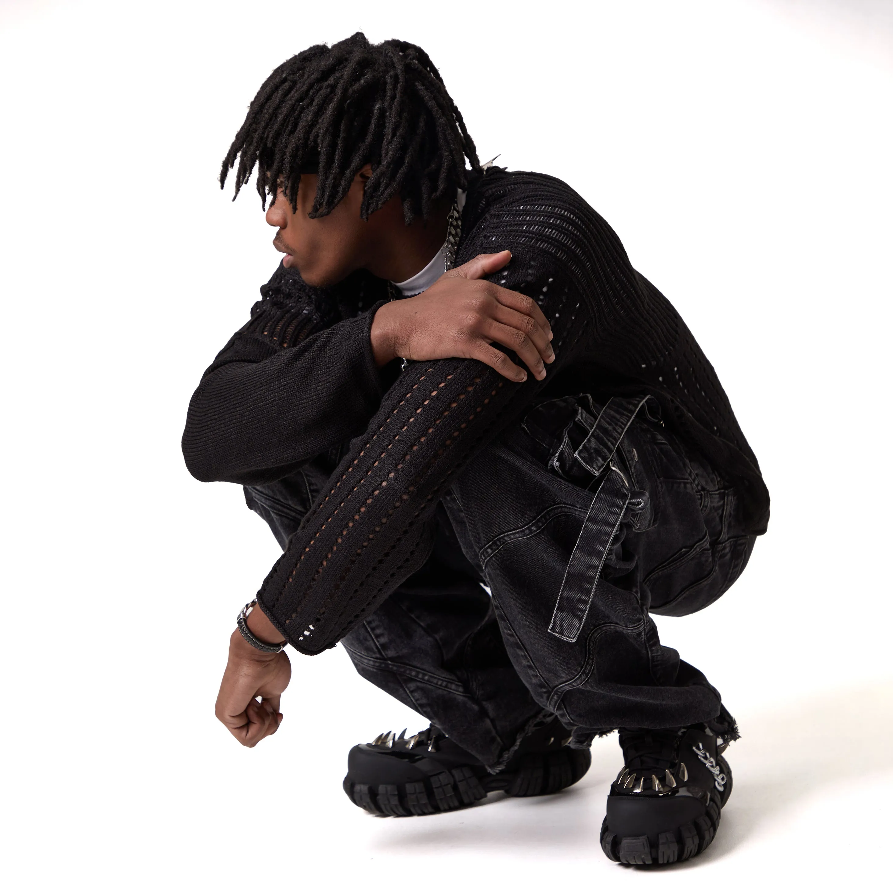 Deathbrand 'Octo' Men's Spike Tread Trainers