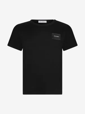Dolce & Gabbana Baby Boys Cotton Branded T-Shirt