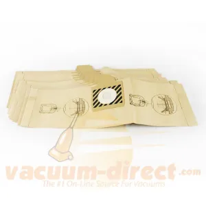 EuroClean UZ932 & UZ934 Generic Micro Filtration Vacuum Bags by EnviroCare, 10 Pack #ECC934