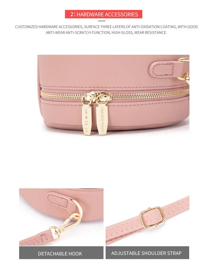 Fashion Designer PU Leather Shoulder Bag Women Messenger Crossbody Quality Handbags Clutch Vintage