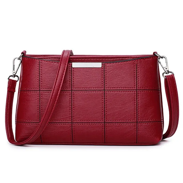 Fashion Women Pu Leather Vintage Small Messenger Bag
