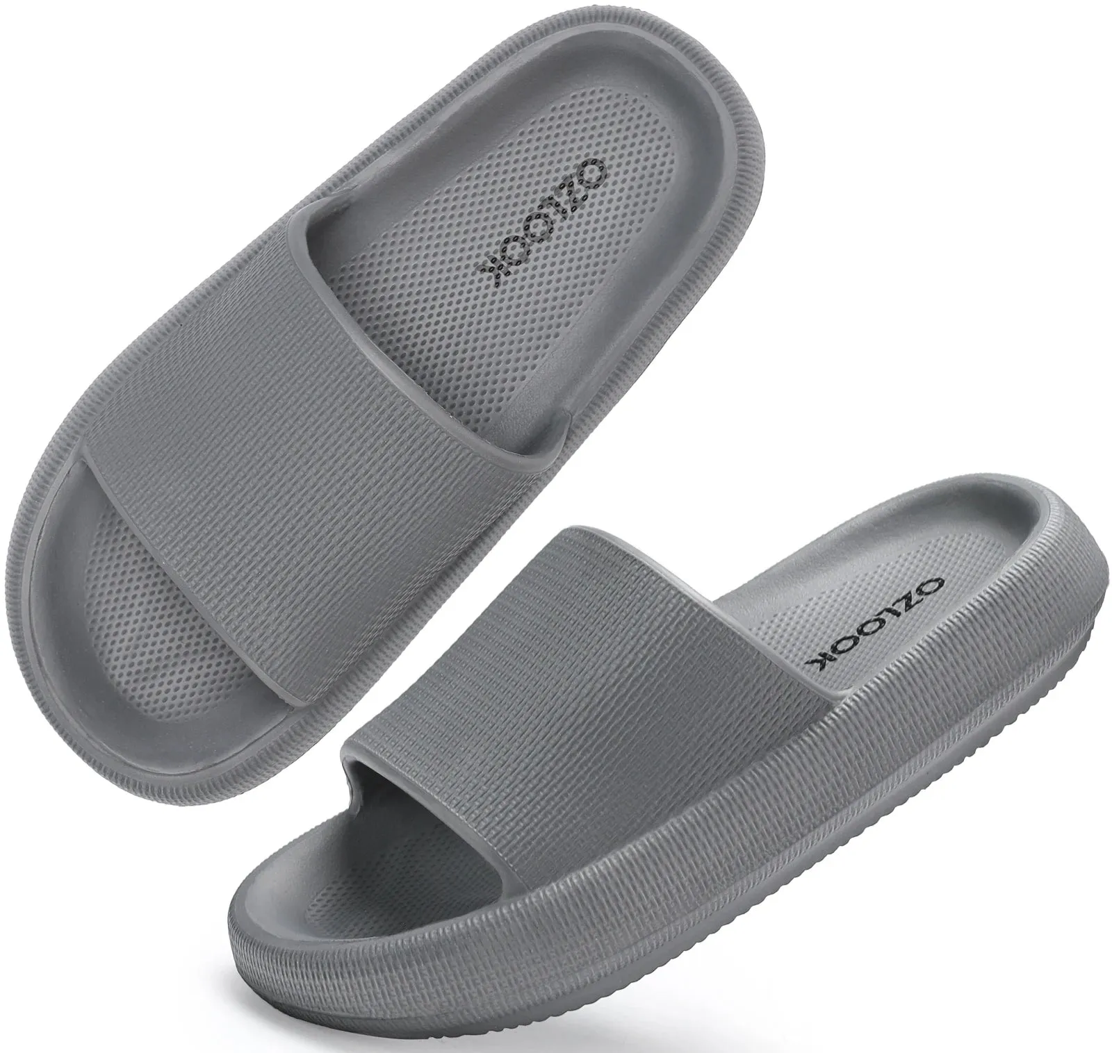 Fashion Women Summer Soft Slippers Thick Platform Bathroom Home Men Indoor Non-slip Anti-slip Female Cloud Cushion Slides