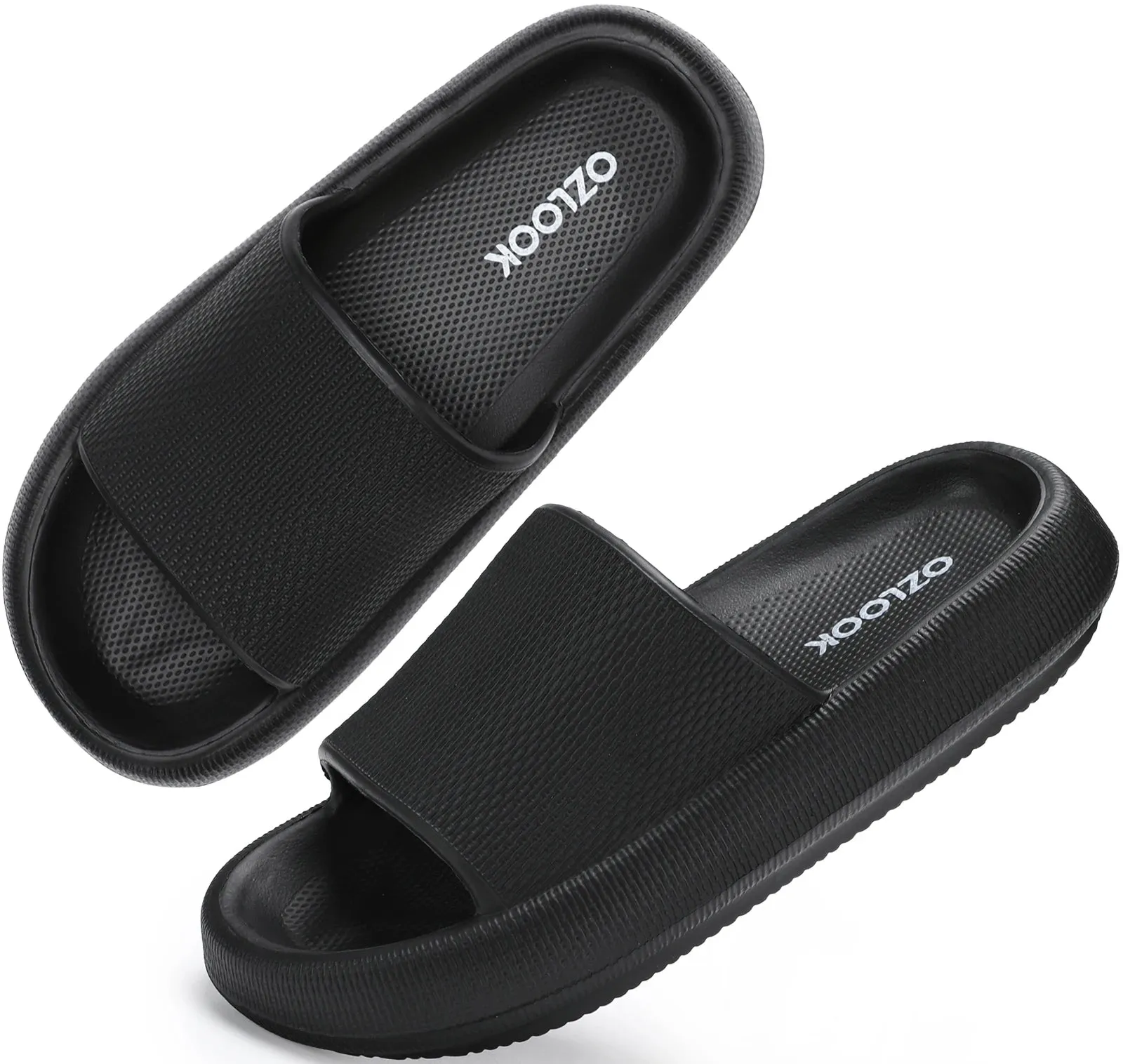 Fashion Women Summer Soft Slippers Thick Platform Bathroom Home Men Indoor Non-slip Anti-slip Female Cloud Cushion Slides