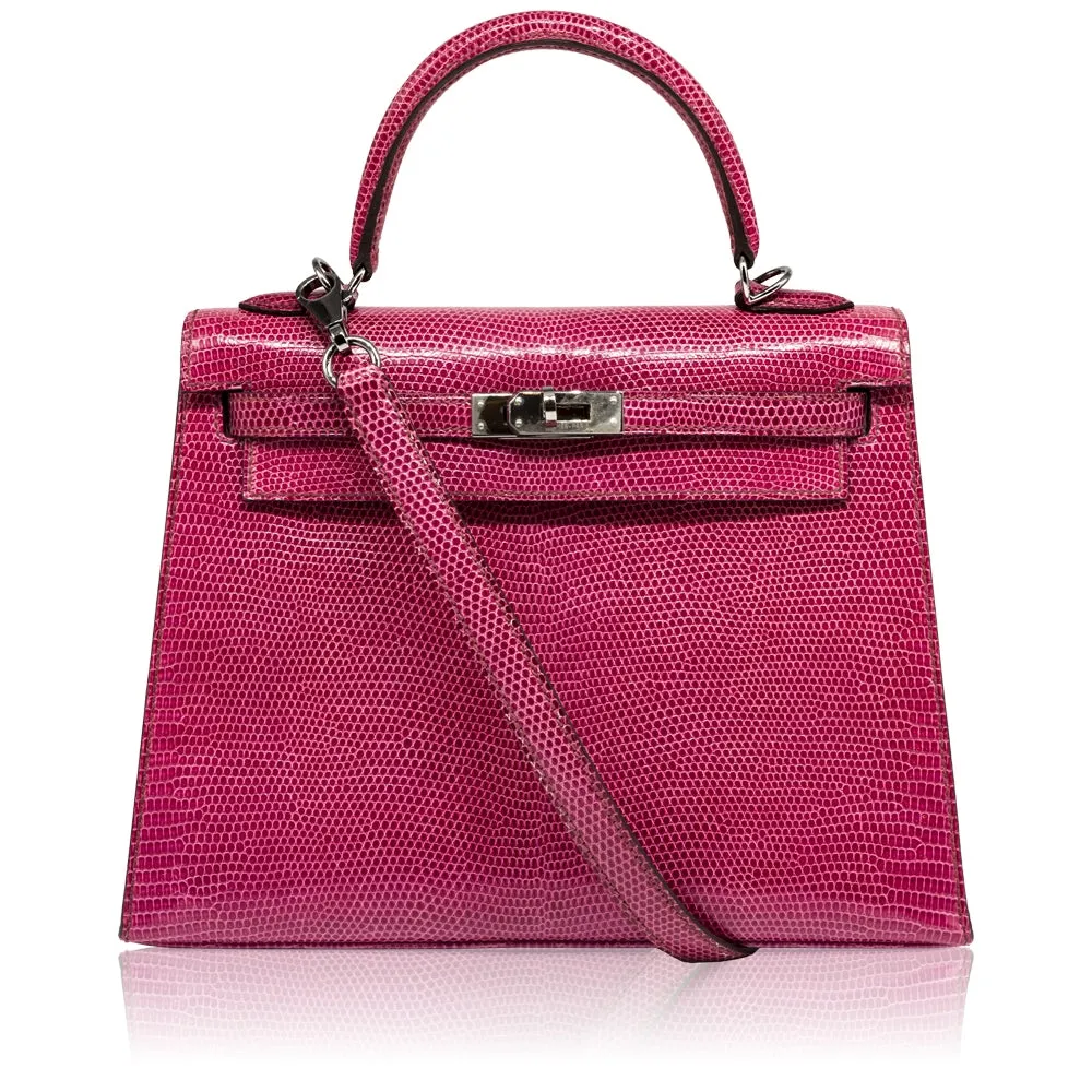 Fuchsia 25cm Kelly Bag