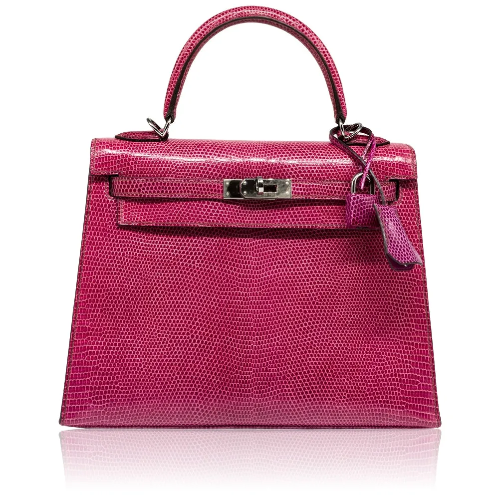 Fuchsia 25cm Kelly Bag