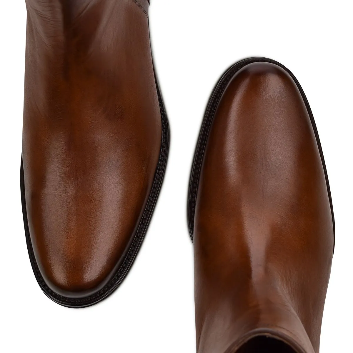 G23TVUE - Cuadra maple dress casual calfskin leather ankle boots for men