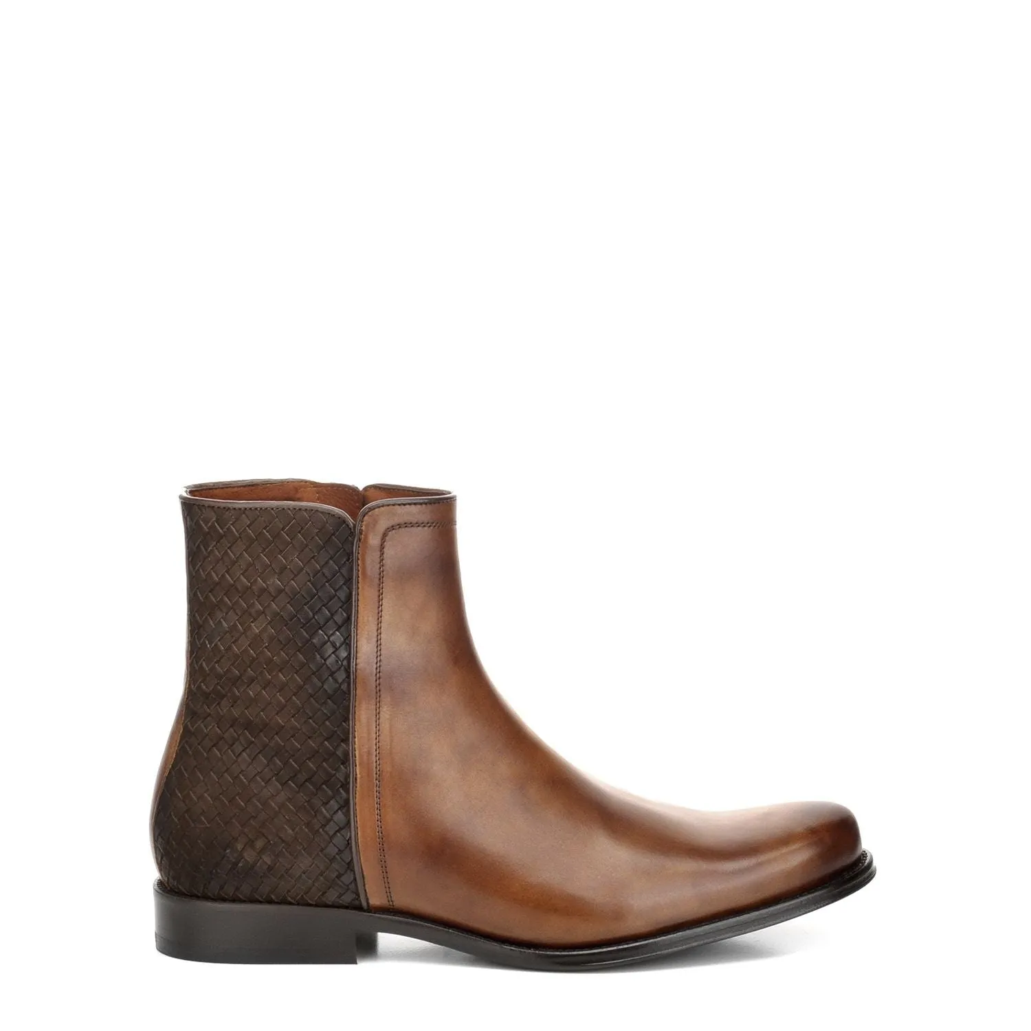 G23TVUE - Cuadra maple dress casual calfskin leather ankle boots for men